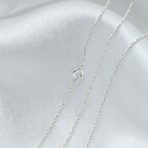 ŁAŃCUSZEK SREBRNY LISI OGON SKR 45 CM PR.925 na Arena.pl