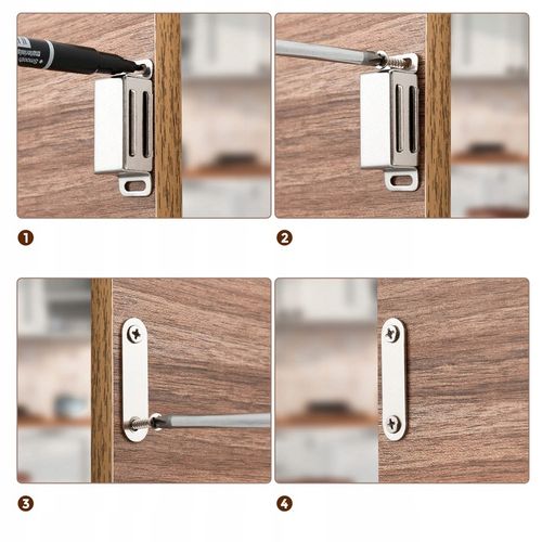 MAGNES DO DRZWI SZAFY PRZESUWNEJ MAGNES DO SZAFEK SZUFLAD KUCHENNYCH na Arena.pl