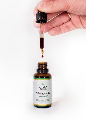 Ashwagandha Krople 10% Witanolidów Stres Spokój Pamięć Adaptogen Forte 30ml na Arena.pl