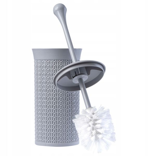 SZCZOTKA TOALETOWA Z POJEMNIKEM ZAMYKANA KOLORY zdjęcie 3