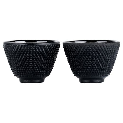 2x Czarki Żeliwne Emaliowane do Picia Herbaty Kubki Filiżanki Japońskie na Arena.pl