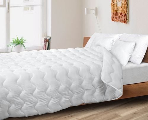 kołdra 200x220 cm całoroczna antyalergiczna mikrofibra silikon na Arena.pl