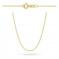 ZŁOTY ŁAŃCUSZEK ANKIER MOCNY 42 CM PRÓBA 585