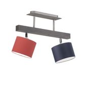 Drewniany plafon sufitowy z ruchomymi kloszami EPIR