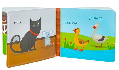 Miękka książeczka do kąpieli z piszczkiem Mała Farma na Arena.pl