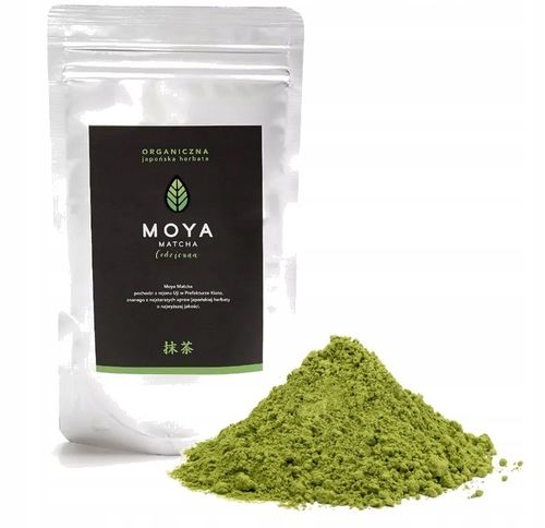 Moya Matcha Codzienna japońska zielona herbata sproszkowana BIO 50g na Arena.pl