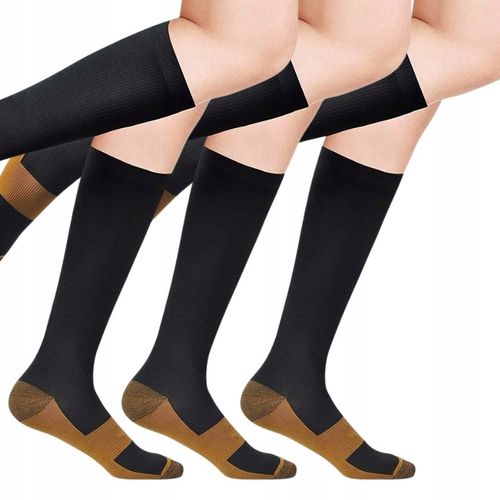 3X PODKOLANÓWKI PRZECIWŻYLAKOWE UCISKOWE NA ŻYLAKI SKARPETY SKARPETKI 39-44 na Arena.pl