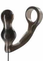 toyjoy power plug & penisring vibrating - wodoodporny zestaw wibrujący tpe