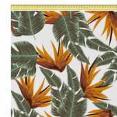 DreamRoots Wodoodporne Płótno Wzór Kwiaty Liście 160 cm x 100 cm 1M