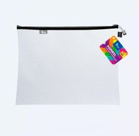 KOPERTA Z SUWAKIEM METALOWYM A4 36X27 CM BIAŁA TETIS