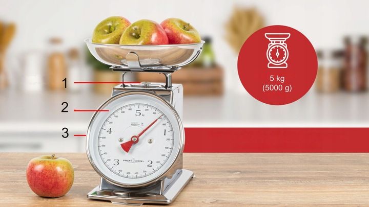 PRECYZYJNA WAGA KUCHENNA ANALOGOWA PROFICOOK PC-KW zdjęcie 4