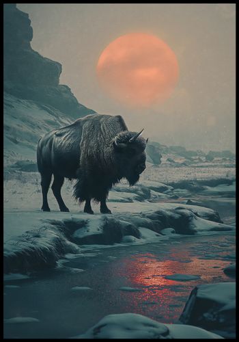 Plakat 68x98cm Żubrowy Monolit na Arena.pl