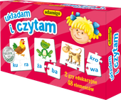 ADAMIGO 6618 UKŁADAM I CZYTAM - UKŁADANKA EDUKA
