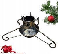 STOJAK CHOINKOWY POD CHOINKĘ 80MM + Podstawka NA WODĘ GWIAZDKI METAL