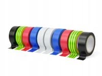 taśma izolacyjna z pcv/pvc 19mm x 10m 10szt. mix kolorów geko
