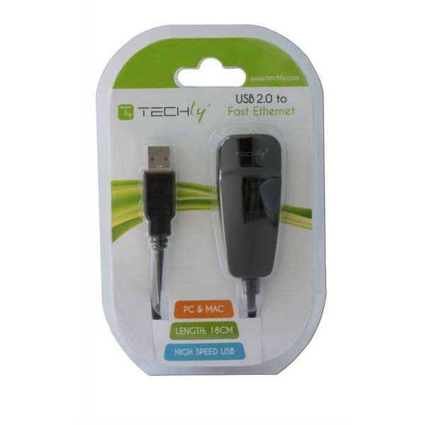 KARTA SIECIOWA ADAPTER TECHLY USB 2.0 NA FAST ETHERNET 10/100 RJ45 zdjęcie 4