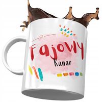 Kubek Dla Kanara Fajowy Kanar Z Nadrukiem Ze Zdjęciem