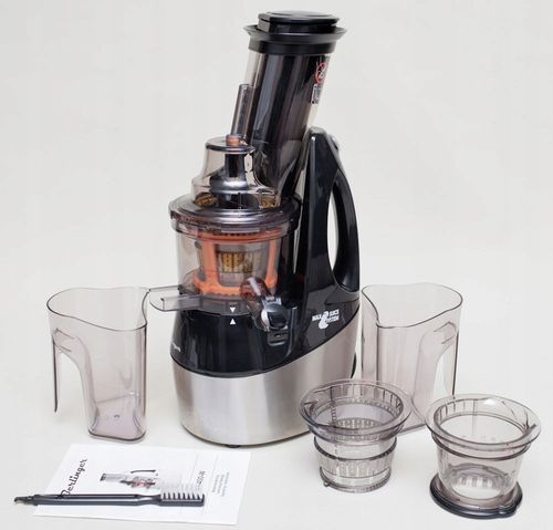 Wyciskarka wolnoobrotowa Berlinger 800W mocna sokowirówka 3 sita duży na Arena.pl