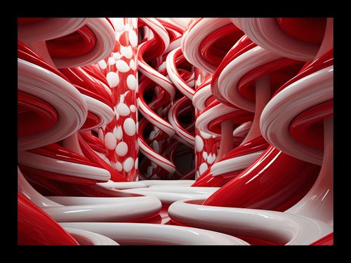 Plakat 18x13cm Czerwone Wiry na Arena.pl