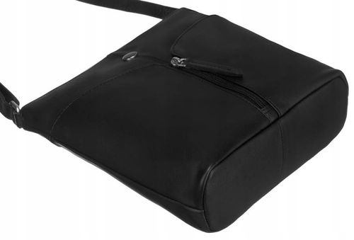 skórzana listonoszka damska na regulowanym pasku - peterson na Arena.pl