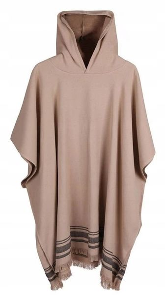 Febronie Poncho Faro (brązowe) zdjęcie 1