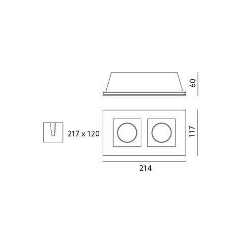 oprawa sufitowa torso 2xgu10 na Arena.pl
