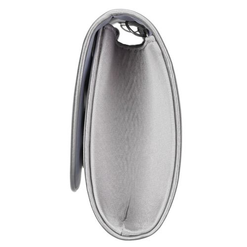 elegancka kopertówka damska w srebrnym kolorze wykonana z tkaniny na Arena.pl