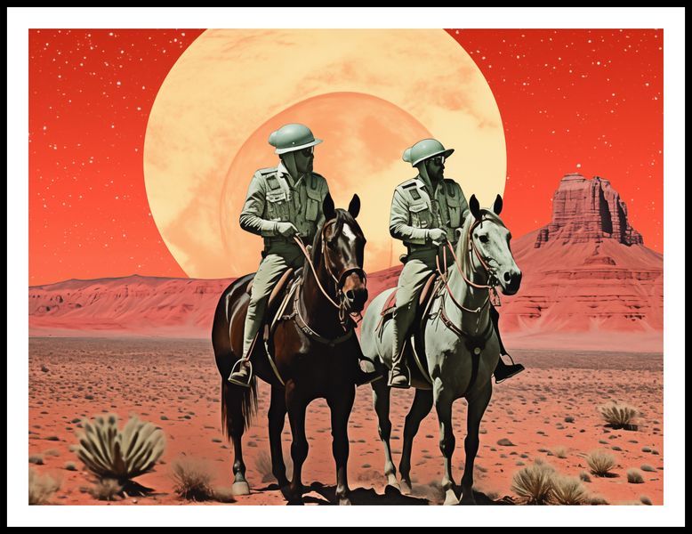 Plakat 100x75cm Patrol Kosmiczny zdjęcie 3