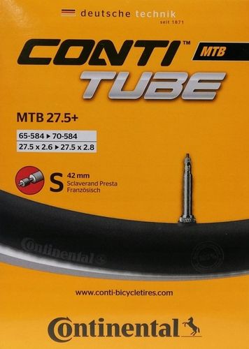 DĘTKA CONTINENTAL MTB 27,5+ 2,6-2,8 PRESTA 42mm na Arena.pl
