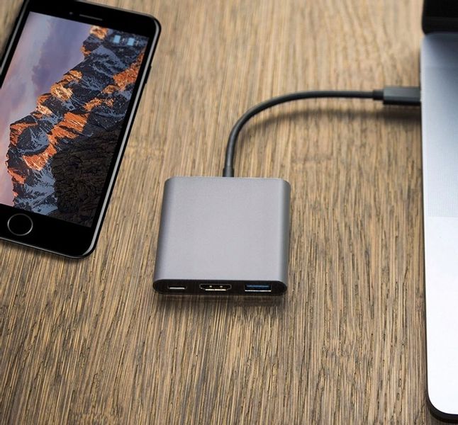 Przejściówka Adapter 3w1 HUB USB-C HDMI 4K ver2020 zdjęcie 12