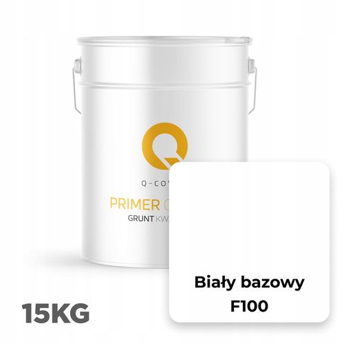 GRUNT KWARCOWY POD TYNK SILIKONOWY KOLOR BIAŁY BAZOWY F100 BIEL 15KG na Arena.pl
