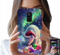 ETUI DO SAMSUNG A6 2018 - ŚWIĄTECZNY NIEDŹWIEDŹ BOMBKI CASE +FOLIA