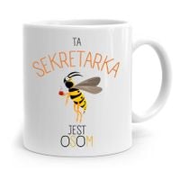 Kubek Prezent Dla Sekretarki Sekretarka Jest Osom Z Nadrukiem Ze Zdjęciem