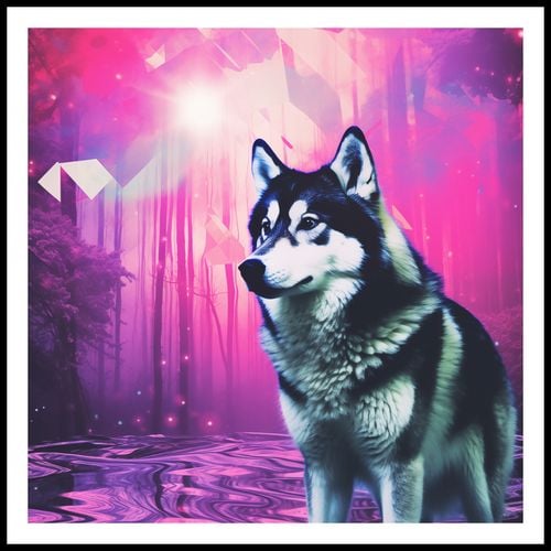 Plakat 70x70cm Wilczy Duch na Arena.pl