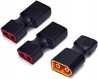 3 sztuki XT60 XT-60 męskie żeńskie adaptera T-Plug