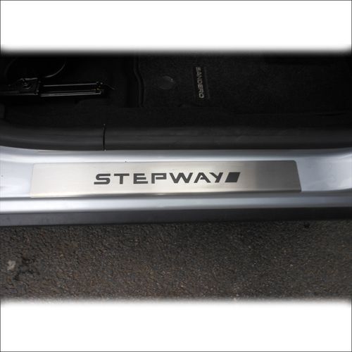 Listwa progowa DACIA SANDERO MK2 STEPWAY Stal nierdzewna 304 mat 4szt na Arena.pl