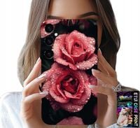 ETUI DO SAMSUNG GALAXY A24 4G - PIĘKNE RÓŻOWE RÓŻE, KWIECISTE WZORY, CASE