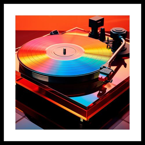 Plakat 30x30cm Wibracje Retro Winyli na Arena.pl