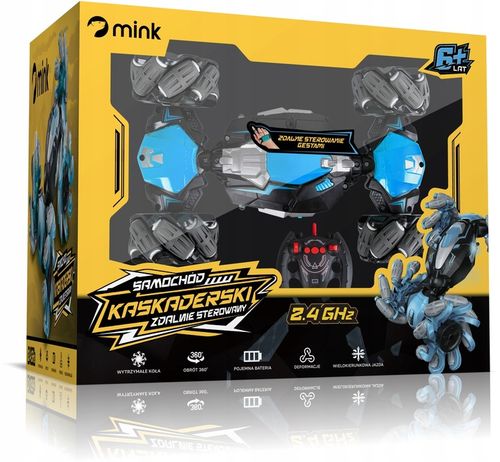 SAMOCHÓD ZDALNIE STEROWANY RC RĘKĄ GESTAMI PILOT AUTO PODŚWIETLENIE LED 4x4 na Arena.pl