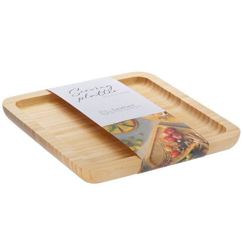 Taca do serwowania bambusowa 17x17 cm na Arena.pl