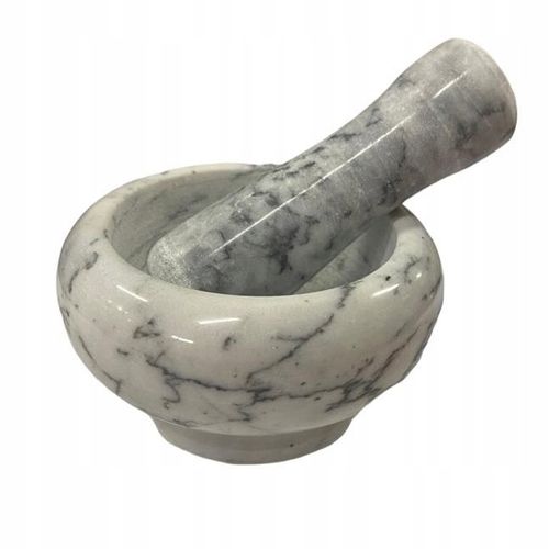 MOŹDZIERZ KUCHENNY KAMIENNY GRANITOWY TŁUCZEK DO UCIERANIA PRZYPRAW ZIÓŁ na Arena.pl