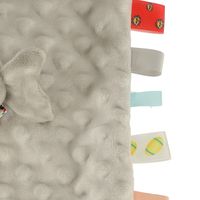 DLA NAJMŁODSZYCH MASKOTKA SZELESZCZĄCA METKI SŁONIK