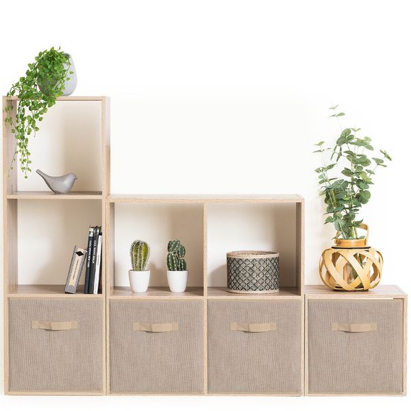 Pudełko do regału 31x31cm jutowe zdjęcie 2