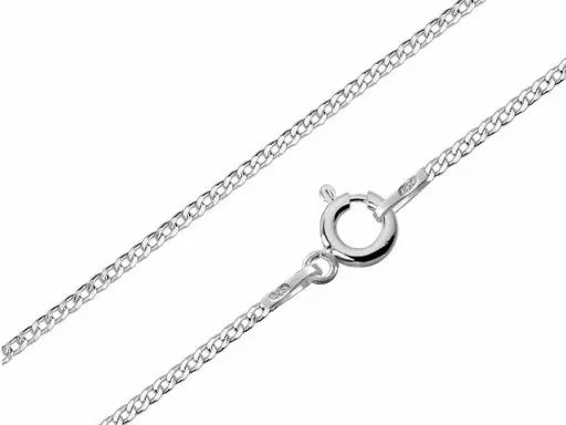 ŁAŃCUSZEK SREBRNY 925 PANCERKA 040 - DŁUGOŚĆ 40cm zdjęcie 2