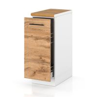 Szafka Kuchenna Stojąca Z Blatem Szafka Cargo 30cm Spremium Dąb Wotan