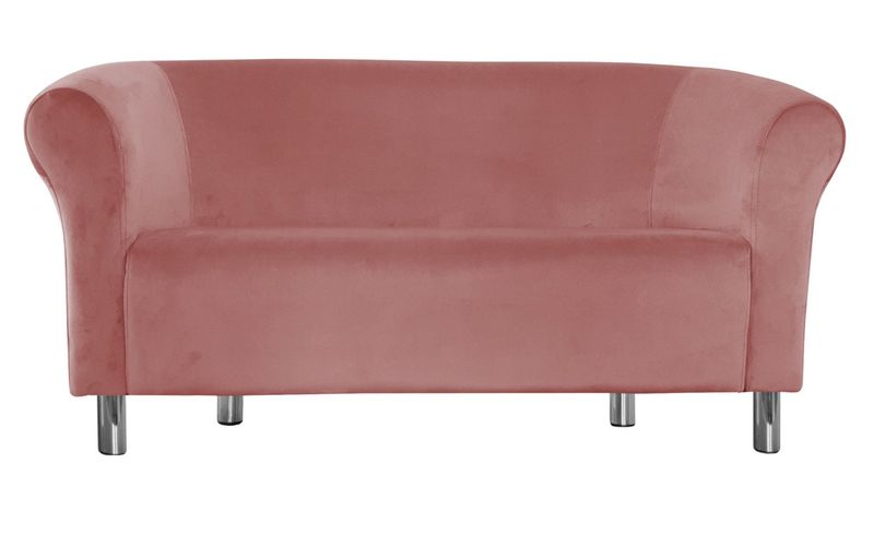 Sofa Milo MG58 róż indyjski nogi chrom zdjęcie 1