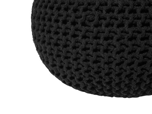 Puf 50 x 35 cm czarny CONRAD na Arena.pl