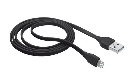 UrbanRevolt Flat Lightning Cable 1m - black na Arena.pl