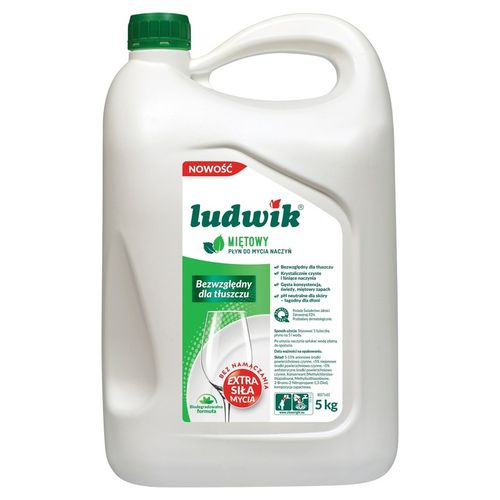 LUDWIK Płyn do mycia naczyń miętowy 5 kg na Arena.pl