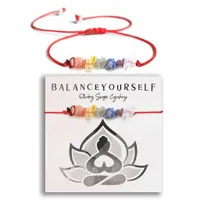 Bransoletka 7 CZAKR z naturalnych kamieni amulet